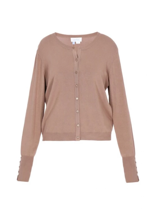 Foto van product usha BLUE LABEL Gebreid vest taupe