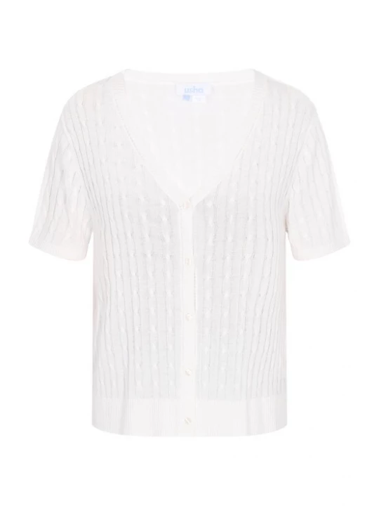 Foto van product usha BLUE LABEL Gebreid vest wit