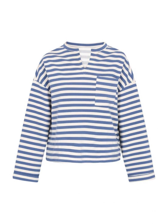 Foto van product SANIKA Shirt 'Fashion Look' blauw / wit