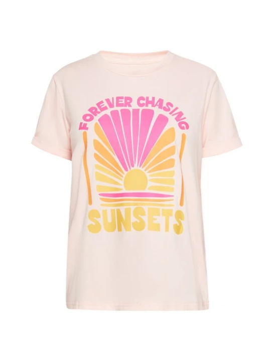 Foto van product SANIKA Shirt 'Fashion Look' geel / abrikoos / pink