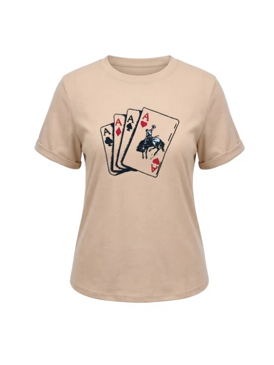 Foto van product usha BLUE LABEL Shirt gemengde kleuren / oranje