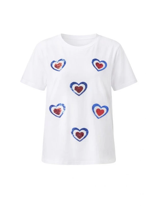 Foto van product usha BLUE LABEL Shirt gemengde kleuren / wit