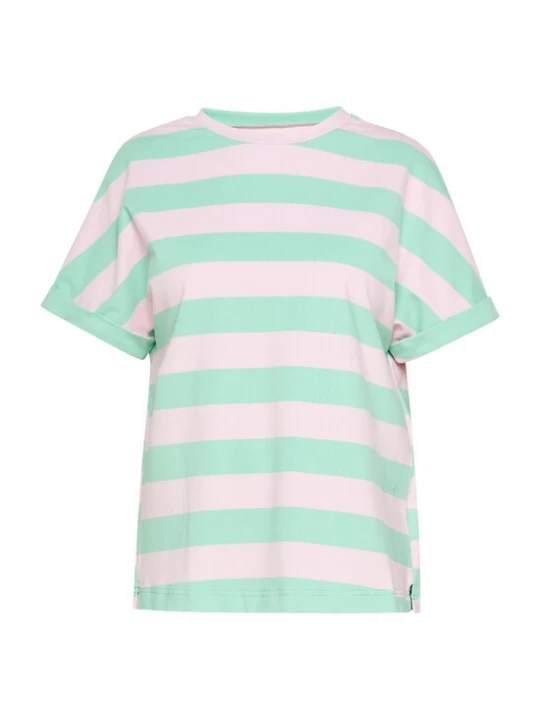 Foto van product usha BLUE LABEL Shirt hemelsblauw / pastelroze