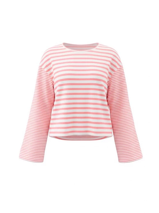 Foto van product usha BLUE LABEL Shirt pink / wit