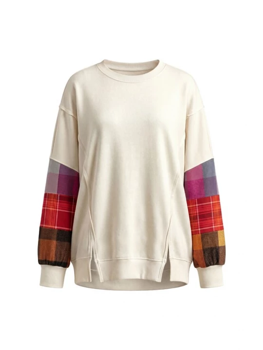Foto van product usha BLUE LABEL Sweatshirt ecru / gemengde kleuren