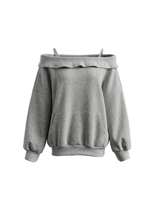 Foto van product usha BLUE LABEL Sweatshirt grijs