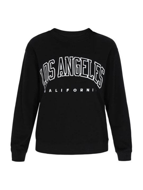 Foto van product SANIKA Sweatshirt 'Fashion Look' zwart / wit