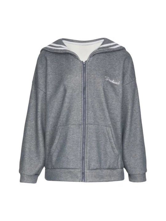 Foto van product usha BLUE LABEL Sweatvest grijs gemêleerd
