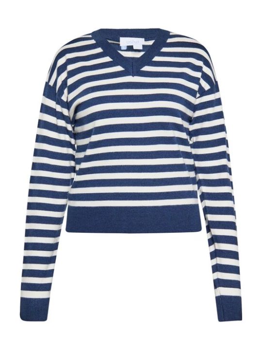 Foto van product usha BLUE LABEL Trui marine / wit