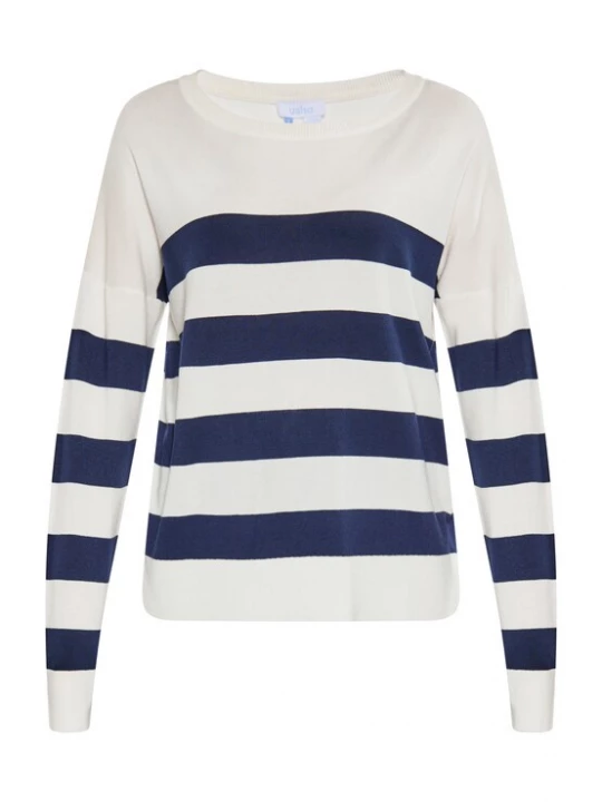 Foto van product usha BLUE LABEL Trui marine / wit