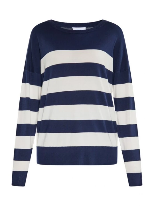 Foto van product usha BLUE LABEL Trui marine / wit