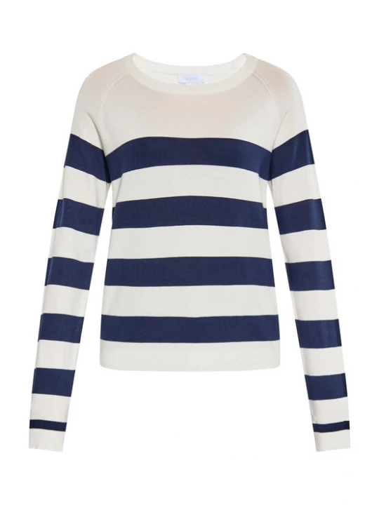 Foto van product usha BLUE LABEL Trui marine / wit