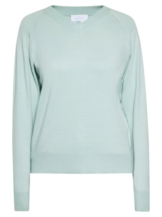Foto van product usha BLUE LABEL Trui mintgroen