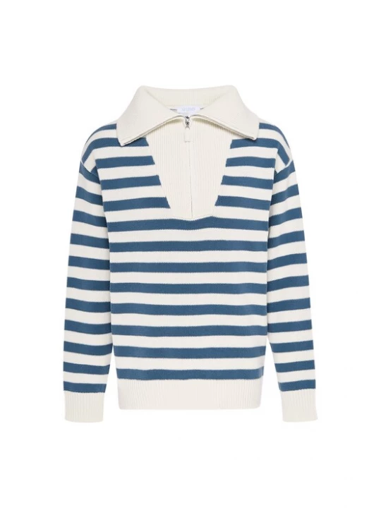 Foto van product usha BLUE LABEL Trui navy / wolwit