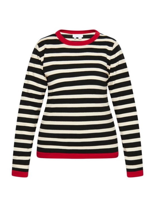 Foto van product usha BLUE LABEL Trui rood / zwart / wit