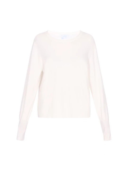 Foto van product usha BLUE LABEL Trui turquoise / offwhite
