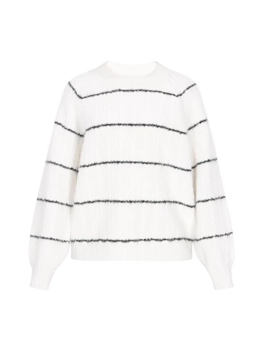 Foto van product usha BLUE LABEL Trui zwart / offwhite
