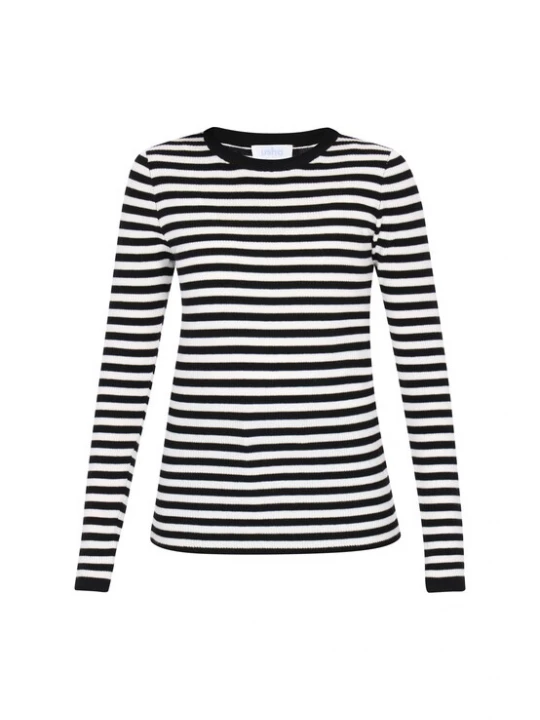 Foto van product usha BLUE LABEL Trui zwart / offwhite