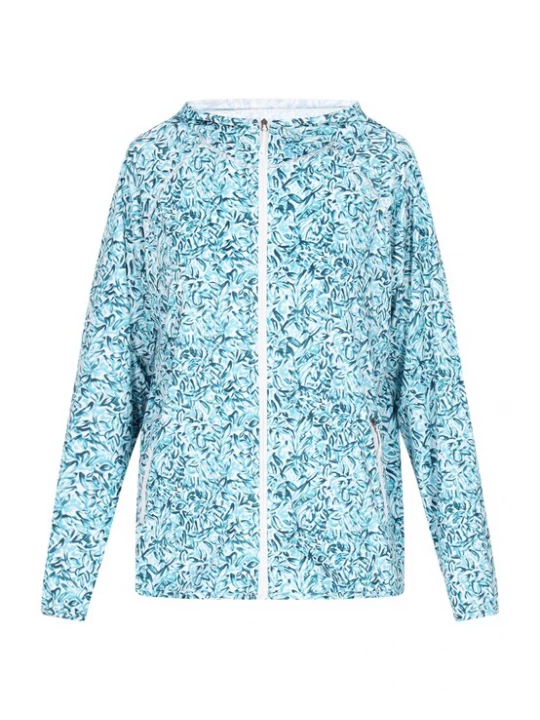 Foto van product SANIKA Tussenjas aqua / petrol / offwhite