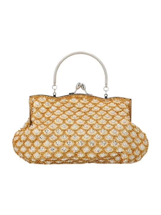 Foto van product Usha Clutch goud / transparant