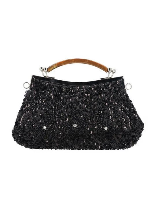 Foto van product Usha Clutch zwart gemêleerd