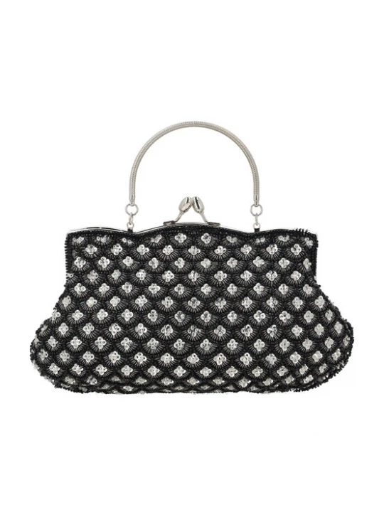 Foto van product Usha Clutch zwart / transparant