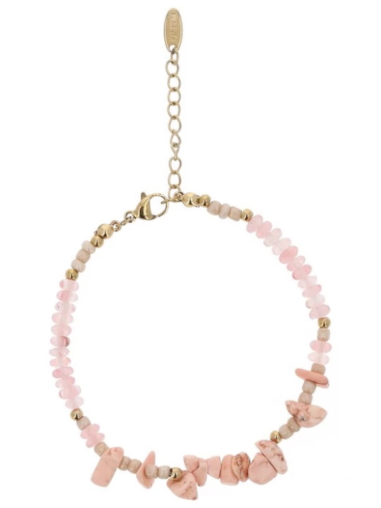 Foto van product usha FESTIVAL Armband goud / rosa
