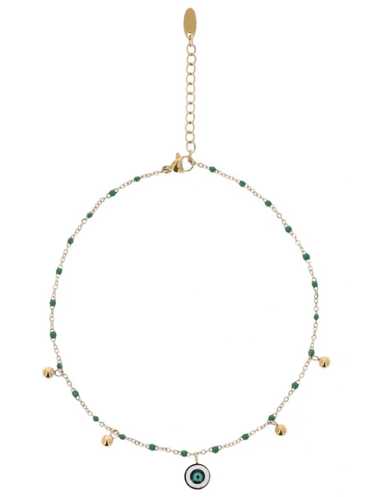 Foto van product usha FESTIVAL Armband goud / smaragd