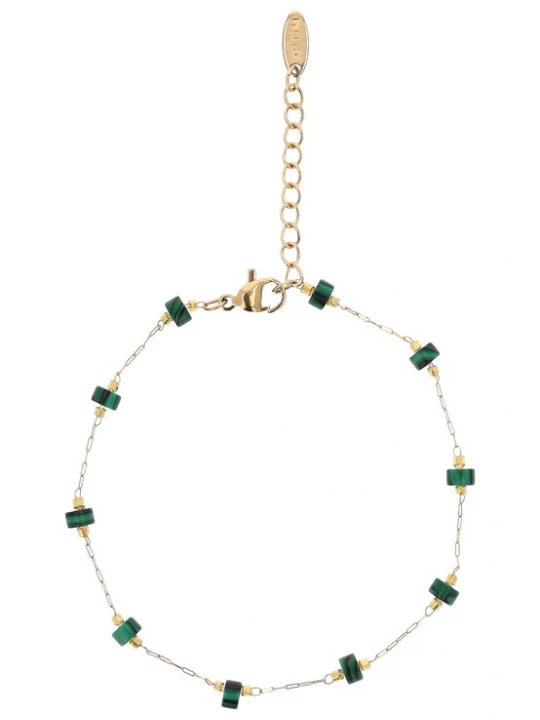 Foto van product usha FESTIVAL Armband goud / smaragd