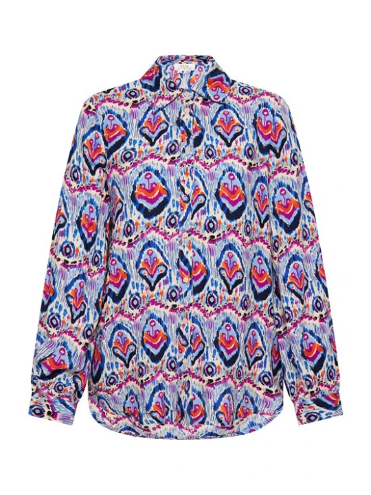Foto van product usha FESTIVAL Blouse blauw / lila / oranje / wit