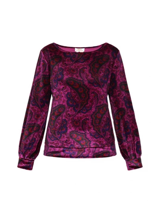 Foto van product usha FESTIVAL Blouse donkerblauw / lila / violetblauw