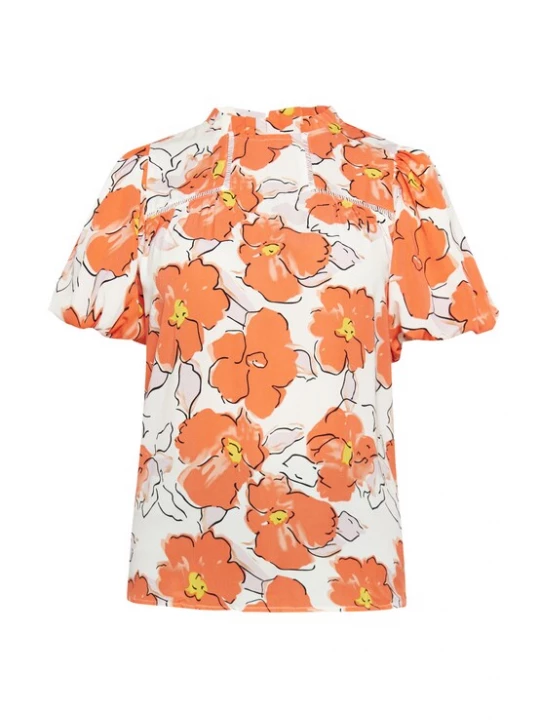 Foto van product usha FESTIVAL Blouse 'Festival' geel / oranje / zwart / wit