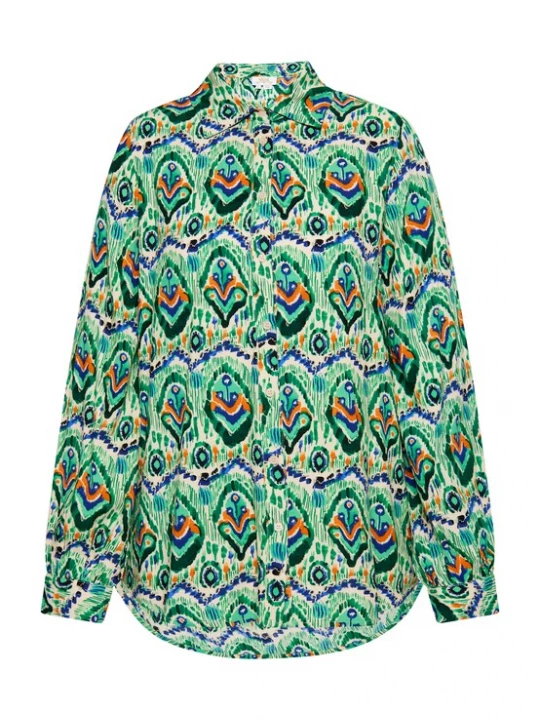 Foto van product usha FESTIVAL Blouse groen / gemengde kleuren