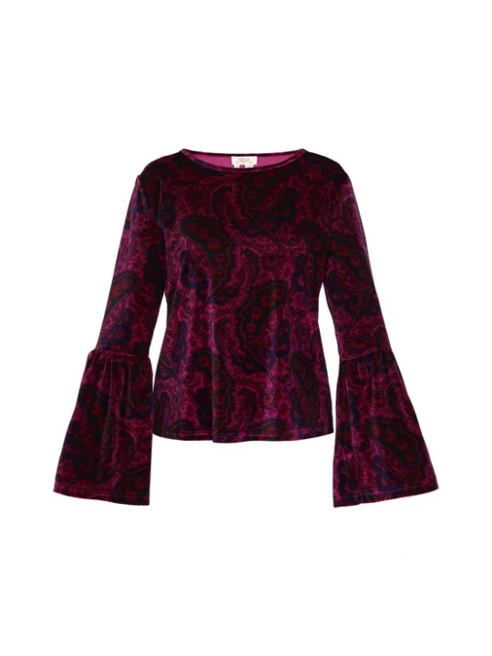 Foto van product usha FESTIVAL Blouse pruim / donkerlila