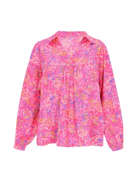 Foto van product usha FESTIVAL Blouse violetblauw / pink