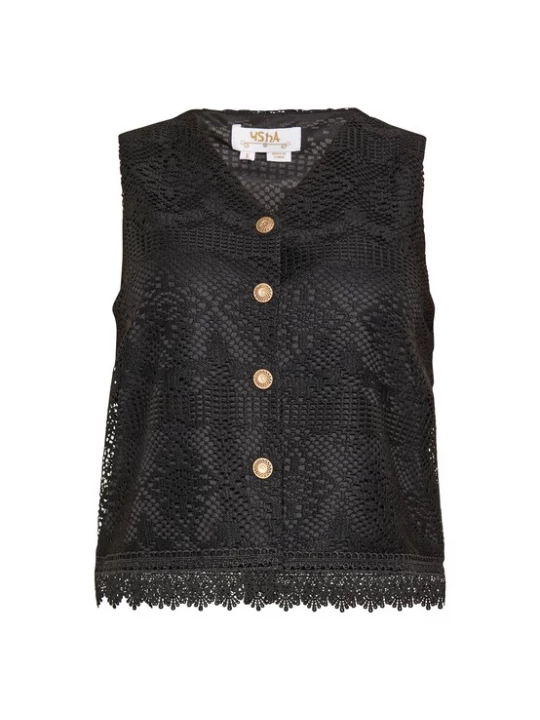 Foto van product usha FESTIVAL Bodywarmer 'Fashion Look' zwart