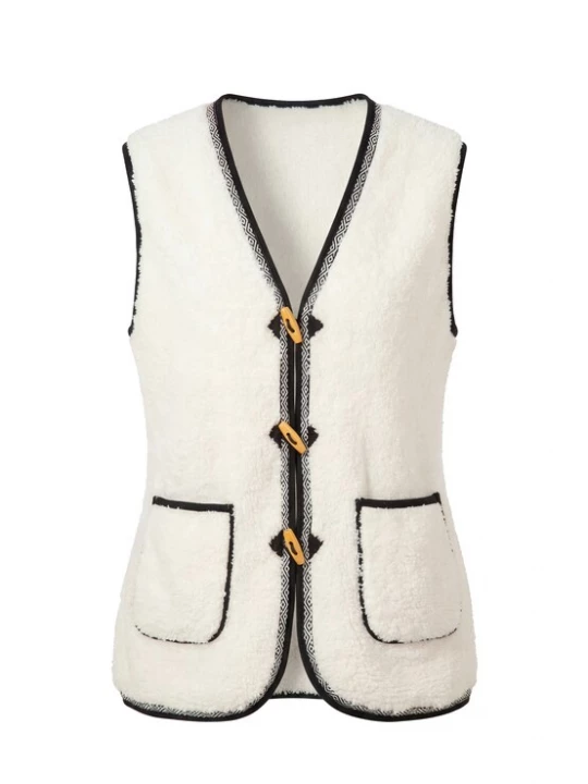 Foto van product usha FESTIVAL Bodywarmer zwart / wit