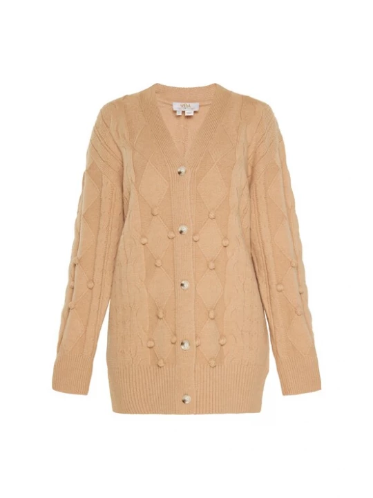 Foto van product usha FESTIVAL Gebreid vest camel