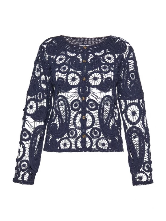 Foto van product usha FESTIVAL Gebreid vest 'Fashion Look' navy
