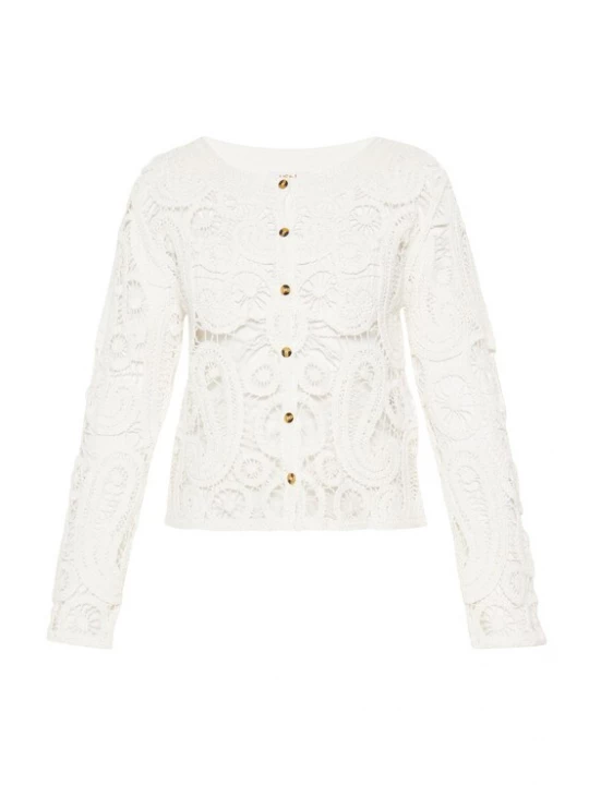 Foto van product usha FESTIVAL Gebreid vest 'Fashion Look' wit