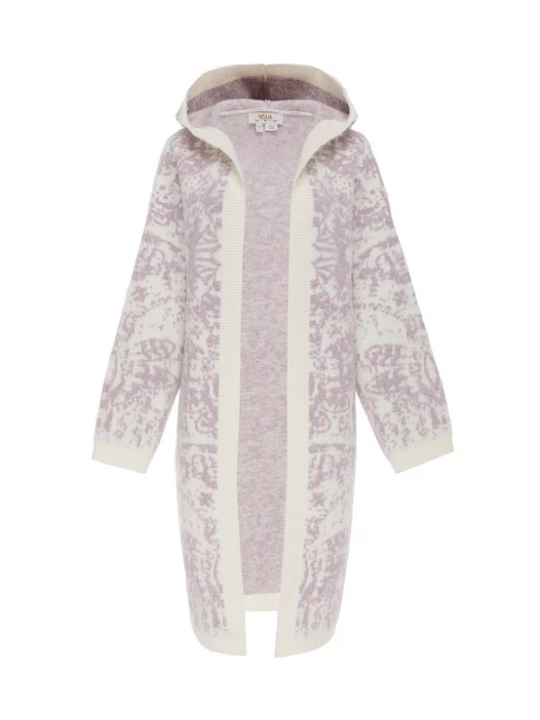 Foto van product usha FESTIVAL Gebreid vest gemengde kleuren / rosa