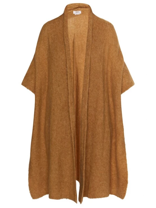 Foto van product usha FESTIVAL Gebreid vest karamel