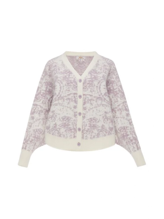 Foto van product usha FESTIVAL Gebreid vest sering / wit