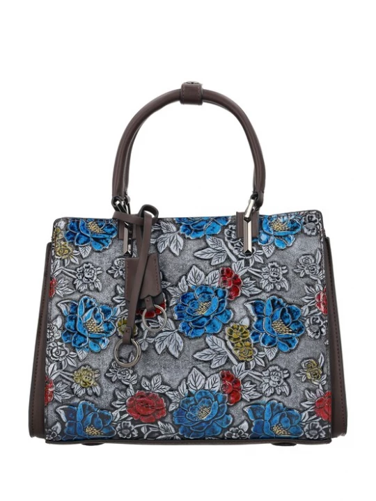 Foto van product usha FESTIVAL Handtas blauw / grijs / rood