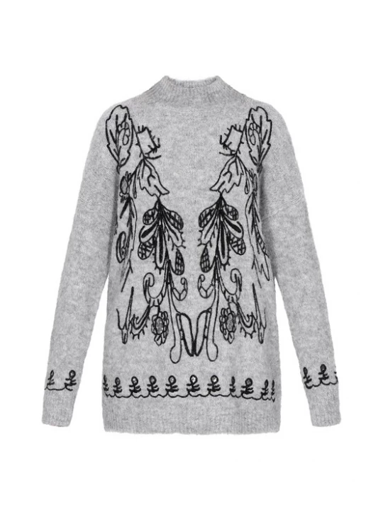 Foto van product usha FESTIVAL Oversized trui grijs / zwart