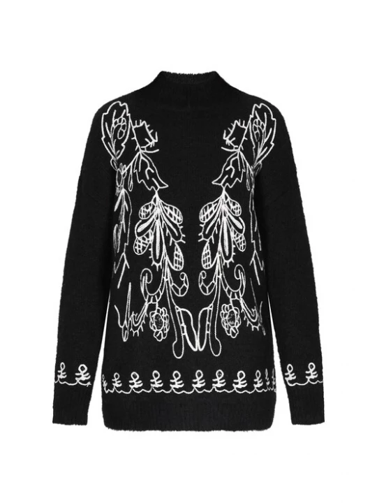 Foto van product usha FESTIVAL Oversized trui zwart / wit