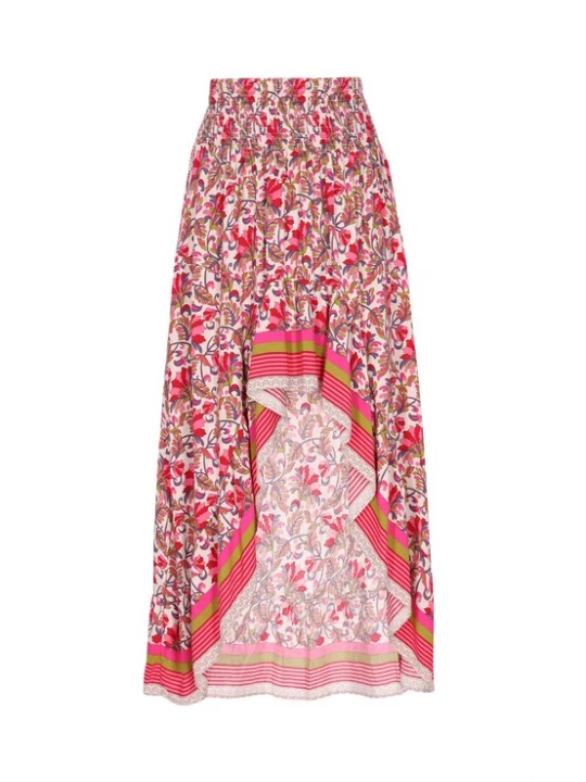 Foto van product Gaya Rok 'Fashion Look' kiwi / pink / rood / wit
