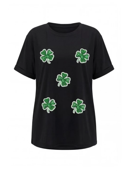 Foto van product usha FESTIVAL Shirt groen gemêleerd / zwart