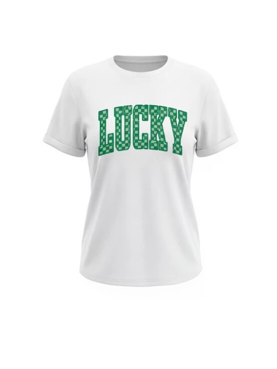 Foto van product usha FESTIVAL Shirt groen / lichtgroen / wit