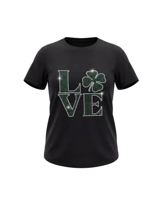 Foto van product usha FESTIVAL Shirt groen / zwart / zilver